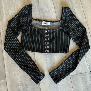 Urban Pinstripe Crop Top SEXY